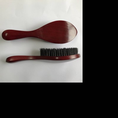 Magic Wooden Wave Curved Hard Premium Bristle Hair Brush Factory