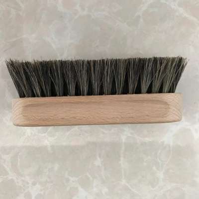 High Quality Horse Hair Natural Wood Shoe Cleaning Brush