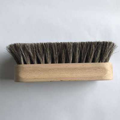 New Pure Horse Hair Natural Wooden Handle Shoe Cleaner Brush