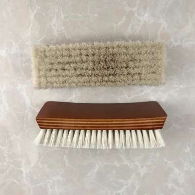 Wooden Handle Goat Hair Shoe Cleaning Brush